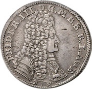⅓ Thaler - Frederick III obverse image