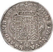 ⅓ Thaler - Frederick III, Germany, 1692-1693 reverse image