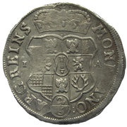⅔ Thaler - Frederick William, Germany, 1675-1677 reverse image