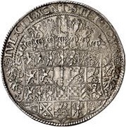 1 Thaler - Frederick William, Germany, 1642 reverse image