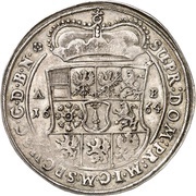 1 Thaler - Frederick William, Germany, 1664-1665 reverse image