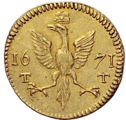 ½ Ducat - Frederick William, Germany, 1670-1685 reverse image
