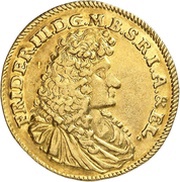 1 Ducat - Frederick III Guinea-Ducat obverse image