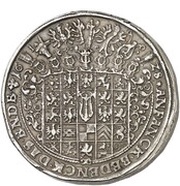 4 Thalers - George William, Germany, 1628 reverse image