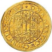 2 Goldgulden - George William, Germany, 1621 reverse image