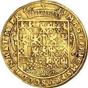 5 Ducats - Frederick William, Germany, 1653 reverse image