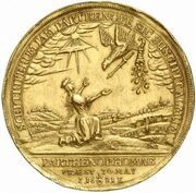 10 Ducats - Frederick William Homage of the City of Magdeburg, 30 May 1681, Germany, 1681 reverse image