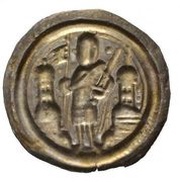 Denier Bracteate - Albert the Bear, Germany, 1157-1170 reverse image