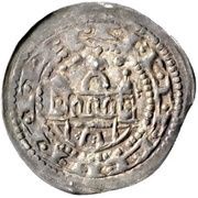 Denier - Otto II, Germany, 1184-1205 reverse image