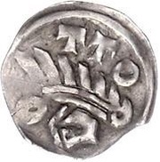 Denier - Otto V, Germany, 1267-1298 reverse image