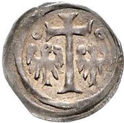 Denier - Otto V, Germany, 1285 reverse image