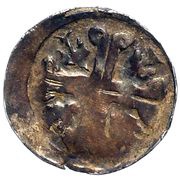 Denier Stendal, Germany, 1320-1323 reverse image