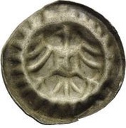 Denier Bracteate - Joachim I and Albert IV obverse image