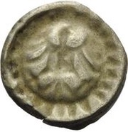 Denier Bracteate - Joachim I and Albert IV, Germany, 1499-1513 reverse image