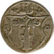 3 Pfennig - Joachim II Hector, Germany, 1562-1563 reverse image