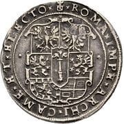½ Thaler - John George, Germany, 1572-1587 reverse image