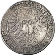 1 Thaler - Joachim II Hector, Germany, 1552 reverse image