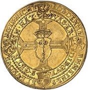 10 Ducats - John George, Germany, 1584 reverse image