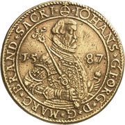 10 Ducats - John George obverse image