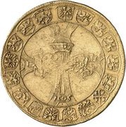 10 Ducats - Joachim III Frederick, Germany, 1605 reverse image