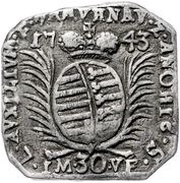 30 Kreuzers Siege coinage obverse image