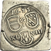 48 Klippe Kreuzer Siege coinage obverse image