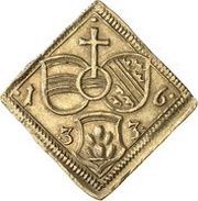 1 Ducat Klippe Siege coinage, Germany, 1633 reverse image
