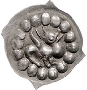 Denier Bracteate - Rudolph IV Breisach mint obverse image