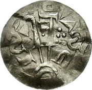 Denier - Adalbert, Germany, 1043-1066 reverse image