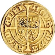 1 Goldgulden - Henry II of Schwarzburg, Germany, 1463-1497 reverse image