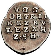 4 Schilling Lübisch "Reuterpfennig" - John Frederick of Holstein-Gottorp, Germany, 1596-1634 reverse image