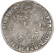 1 Thaler - George of Braunschweig, Germany, 1560-1565 reverse image