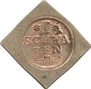 1 Schwaren, Germany, 1781 reverse image