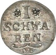 1 Schwaren Silver pattern strike, Germany, 1781-1797 reverse image