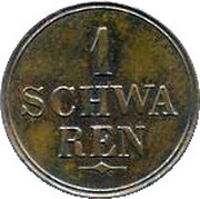 1 Schwaren, Germany, 1859 reverse image
