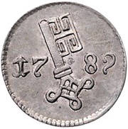 ½ Groten Thick flan pattern strike obverse image