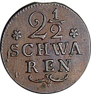 2½ Schwaren, Germany, 1797-1802 reverse image