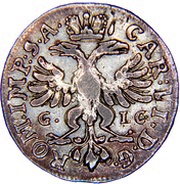 2 Grote, Germany, 1738-1739 reverse image