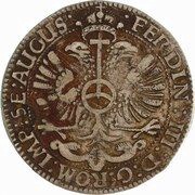 ¼ Thaler, Germany, 1651 reverse image