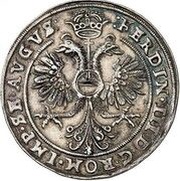 ½ Thaler, Germany, 1643 reverse image