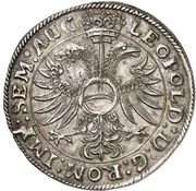 ½ Thaler, Germany, 1661 reverse image
