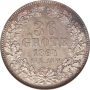 36 Grote, Germany, 1859-1864 reverse image