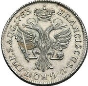 48 Grote, Germany, 1753 reverse image