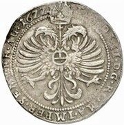 1 Thaler, Germany, 1621-1622 reverse image