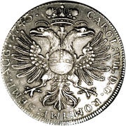 1 Thaler, Germany, 1743 reverse image