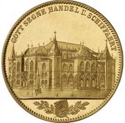 1 Thaler New Business Exchange Gold Pattern obverse image