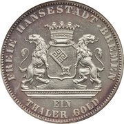 1 Thaler 2nd German Shooting Festival obverse image