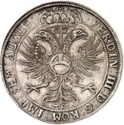 2 Thalers, Germany, 1650 reverse image