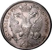 2 Thalers, Germany, 1744 reverse image