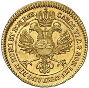 1 Ducat, Germany, 1723 reverse image